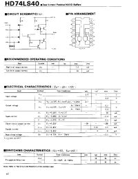 Datasheet HD74LS40 производства Hitachi
